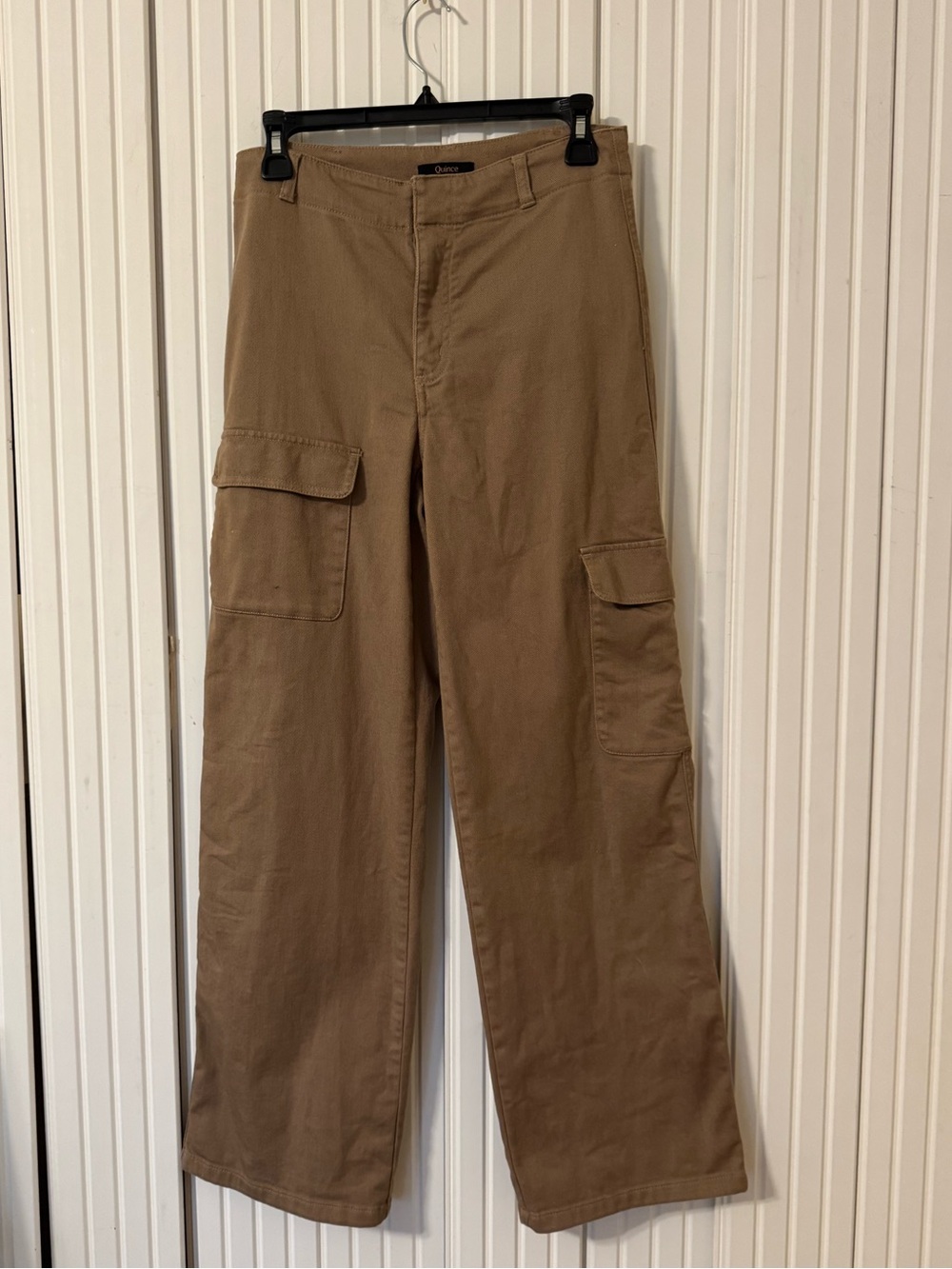 Quince Cargo Pants Baggy Wide Leg 4 Organic Cotton Minimalist Earthy Sustainable